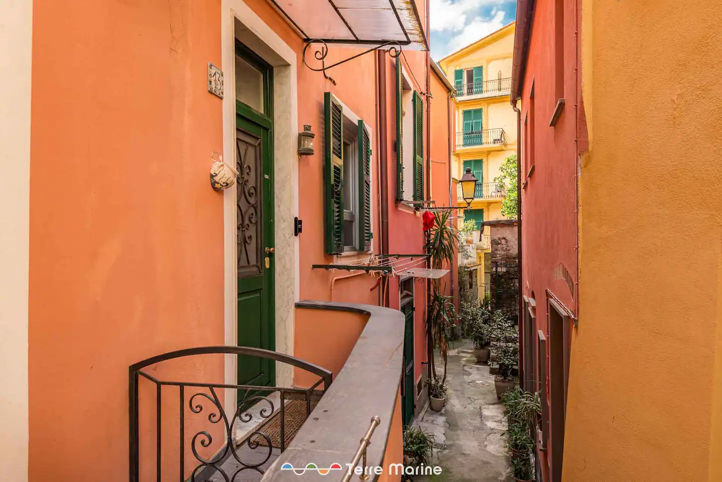 Vibrant view from Casa Sophia in Monterosso al Mare