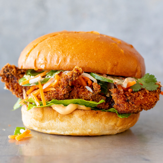 Crispy teriyaki chicken sandwich from Gott’s Roadside in Napa