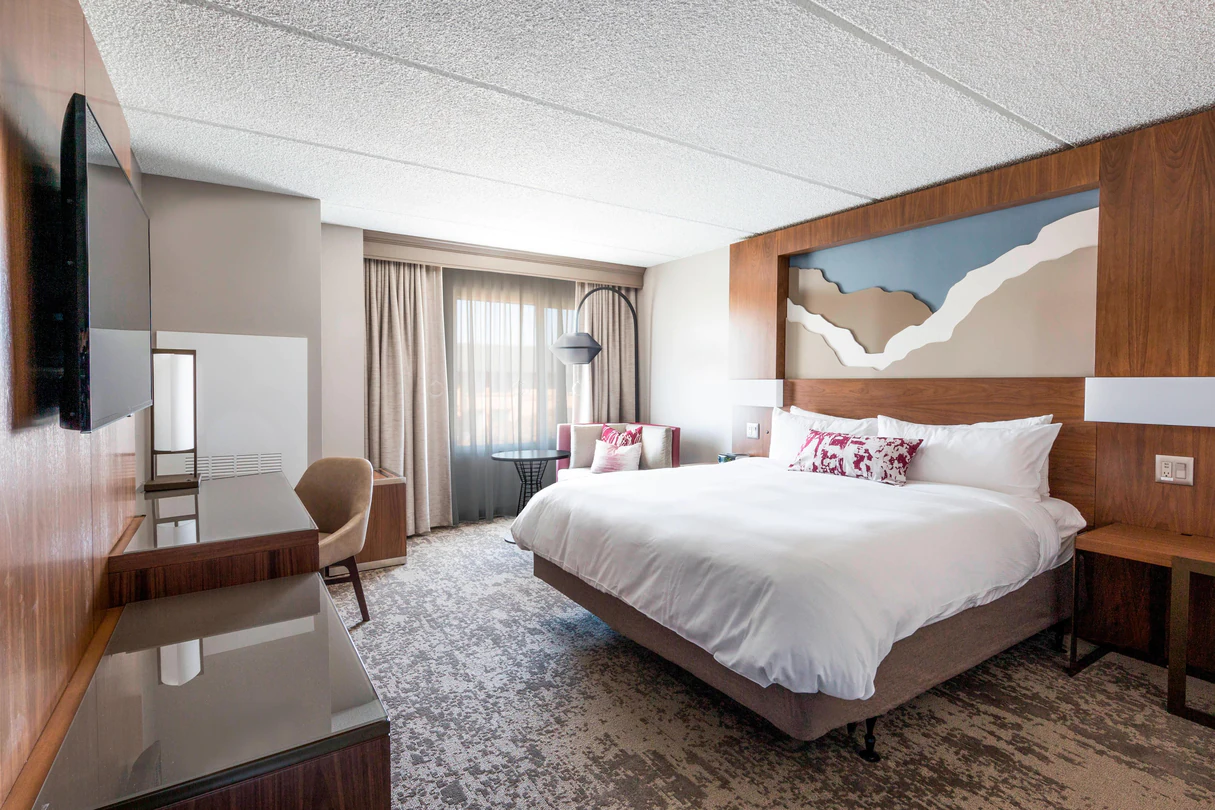Clean and spacious rooms at the Napa Valley Marriott Hotel and Spa