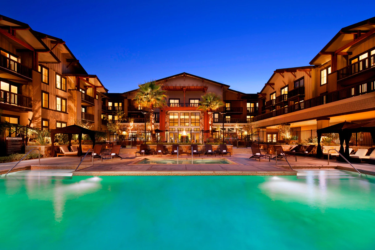 Resort style outdoor pool at The Westin Verasa Napa