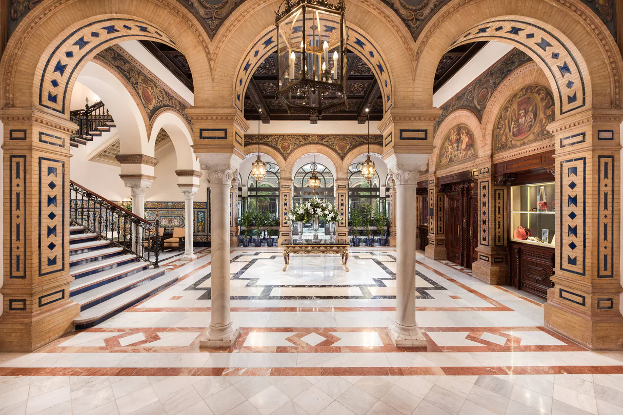 Stunning Hotel Alfonso XIII Andalusian hotel interior