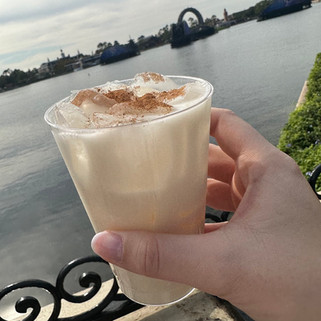 Horchata margarita from the Mexico Pavilion in Epcot