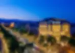 The beautiful Majestic Hotel Barcelona at night
