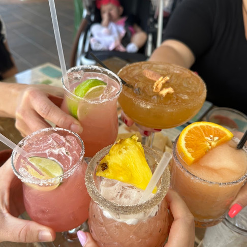 Variety of seasonal margaritas at Tacos and Tequila