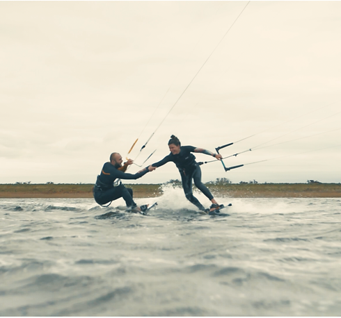 Svenja and Nico from Kitesurf & Paddle Lolland