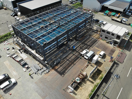 社屋建設現場