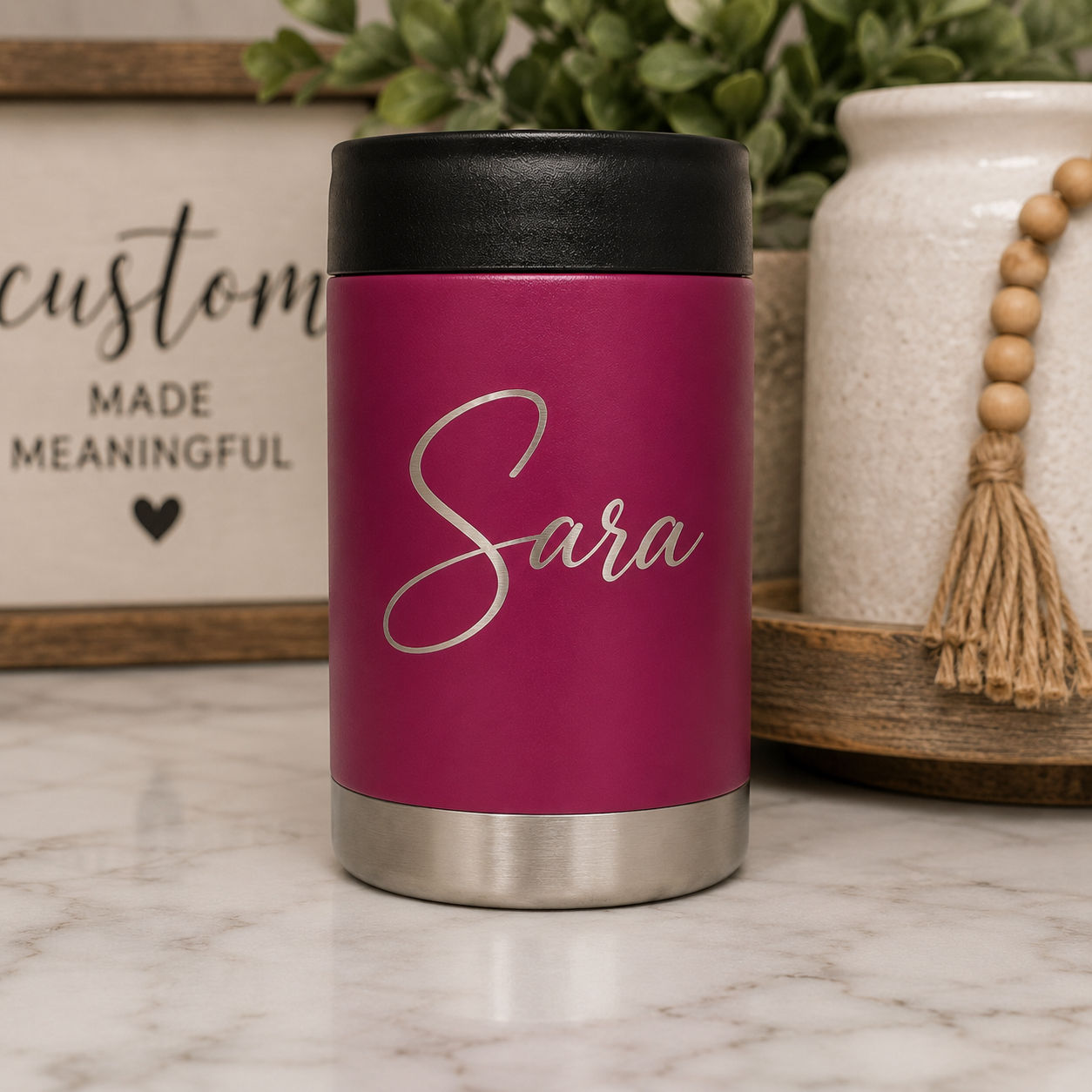 Custom engraved Koozie 