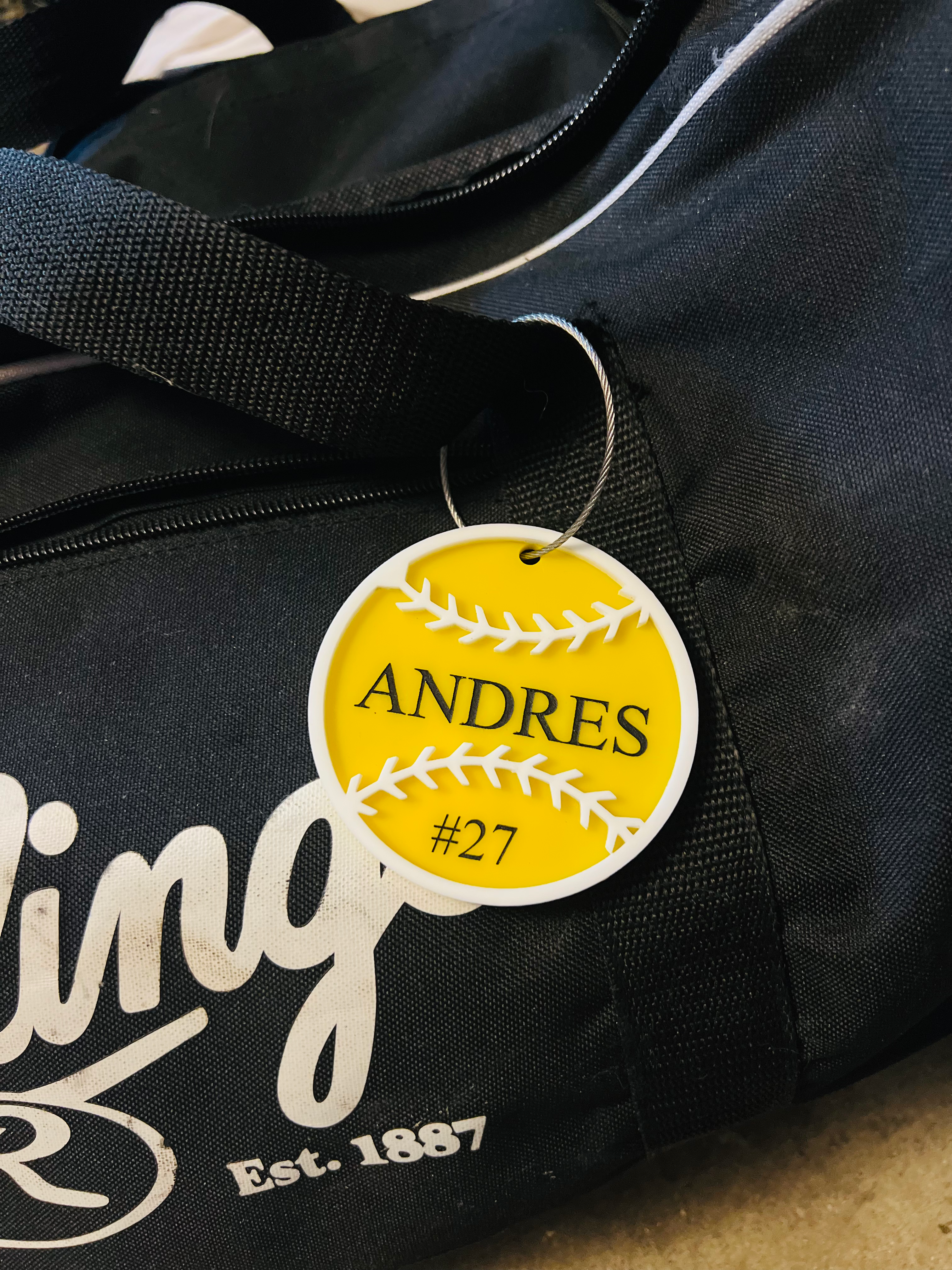 3”  Custom Gorilla Bag Tag 