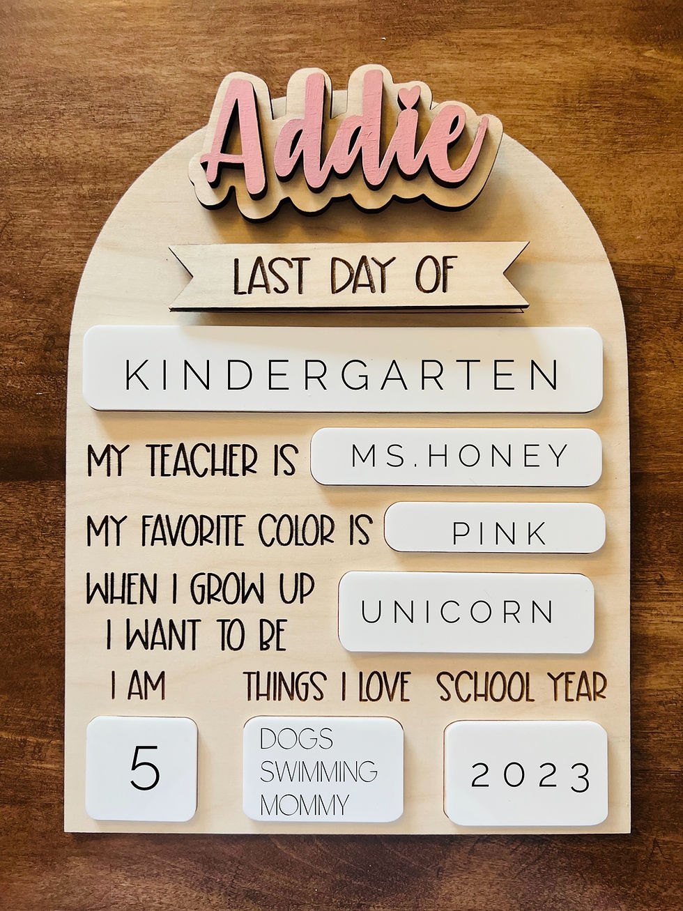 Thumbnail: Back to School Dry Erase (Custom)
