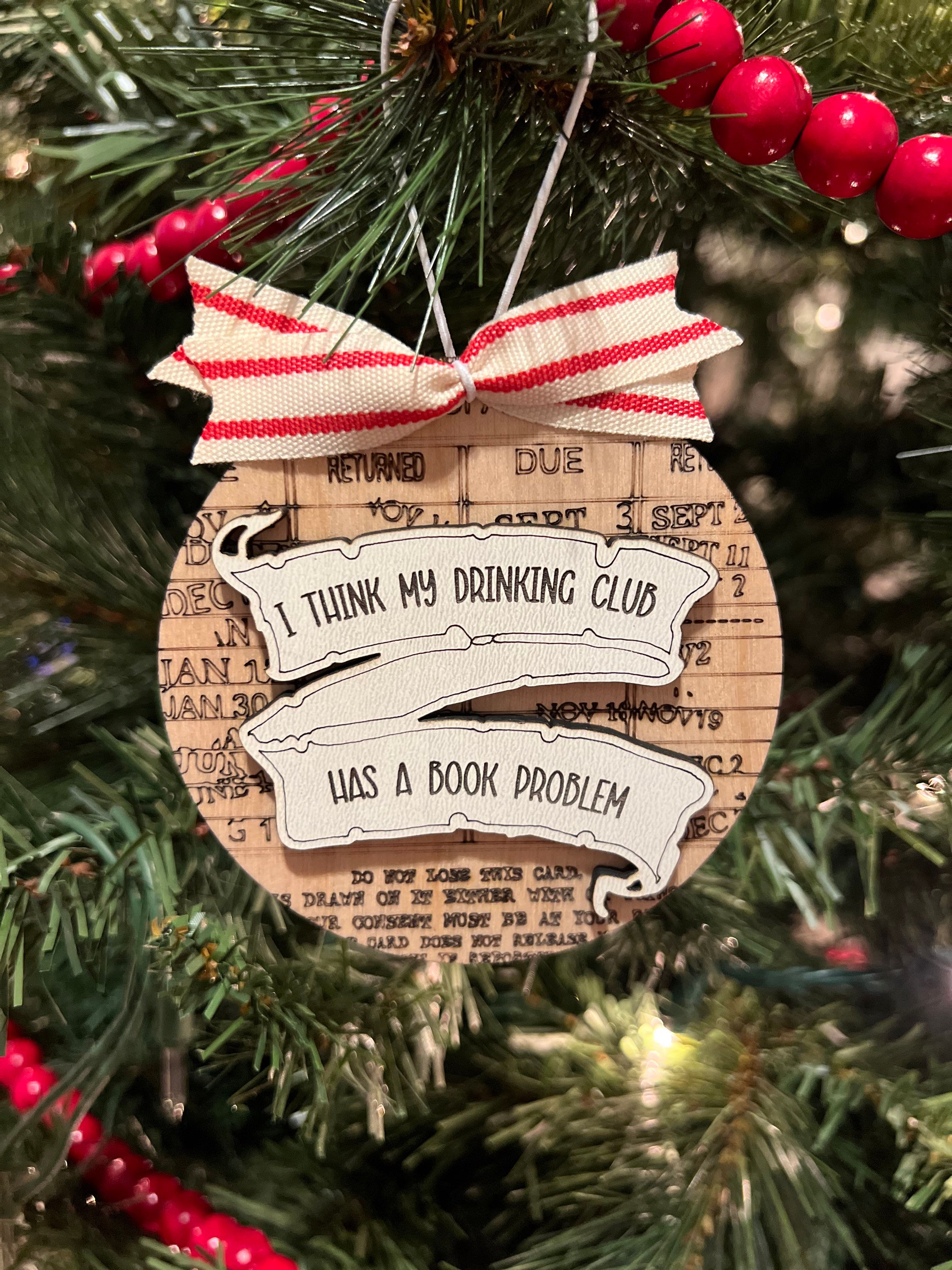 Book Club Ornament 