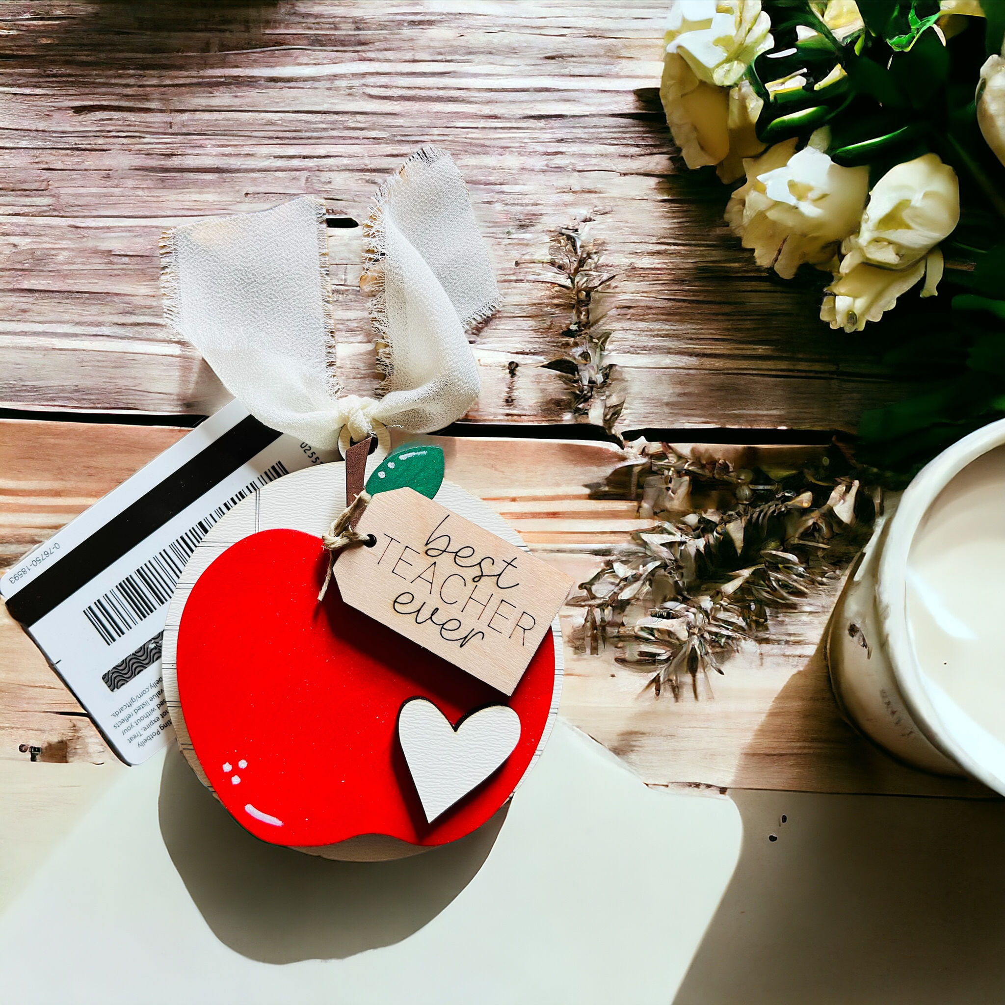 Teacher Gift Card Ornament