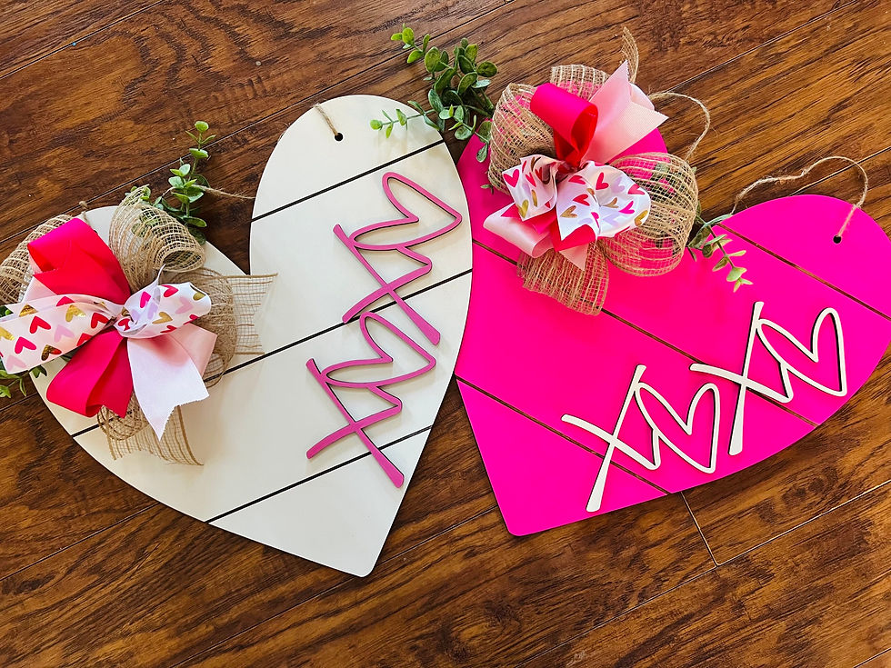 Thumbnail: Valentines Door Hanger