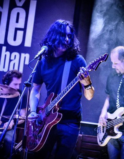 Koncert kapely Klokain v Music baru Anděl