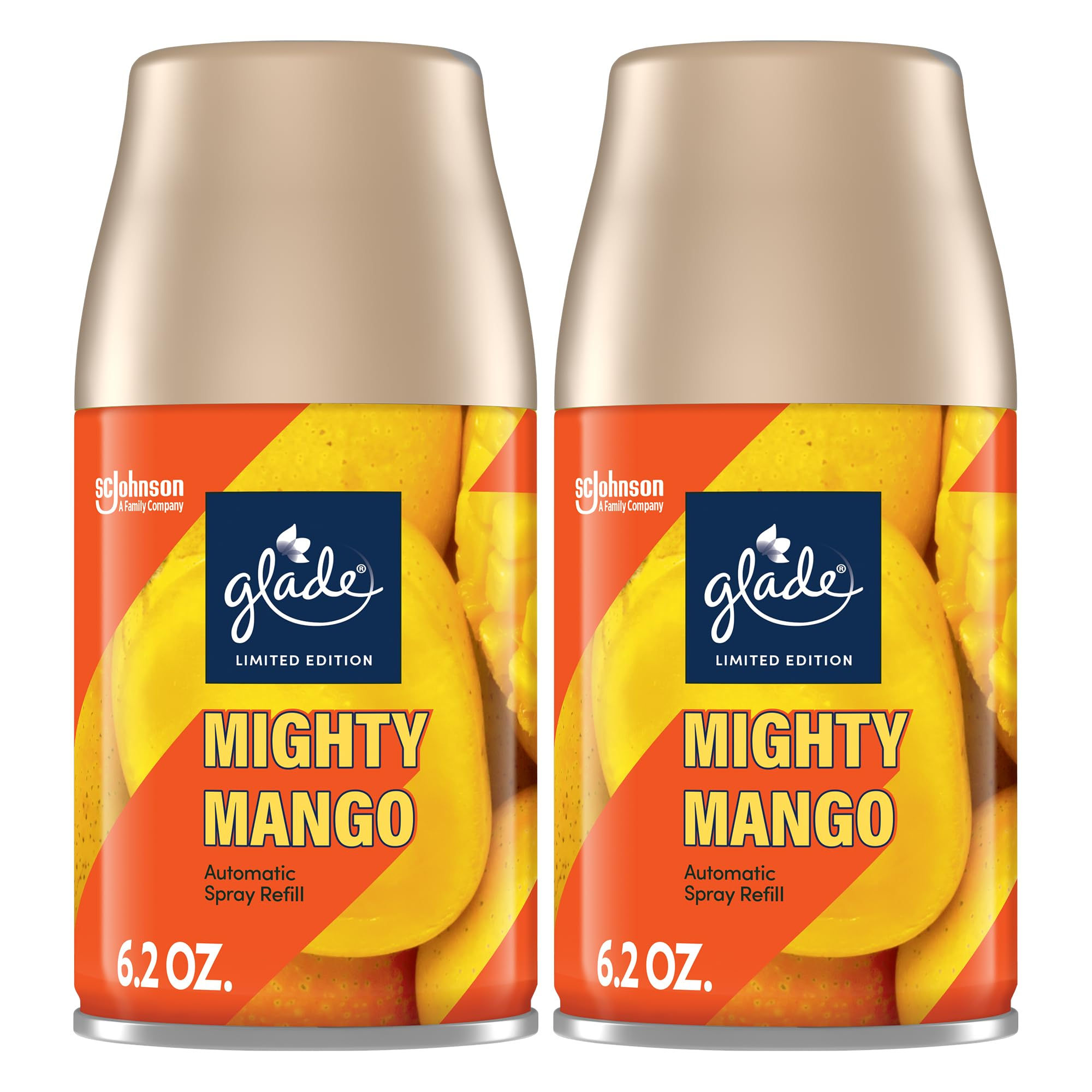 Glade Automatic Spray Refill Mighty Mango Scented Air Freshener for Home and Bat