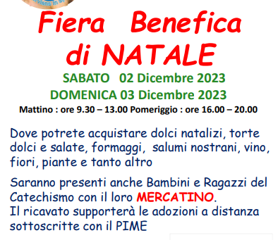 Fiera benefica di Natale