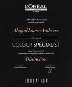 Colour Specialist Certificate
