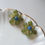 Thumbnail: Natural Gem Peridot and Opals Earrings, 14 K Gold Filled 