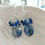 Thumbnail: Natural Gem Lapis lazuli Earrings, 925 Sterling Silver