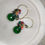 Thumbnail: Xmas Tree Earrings, Gold Plated