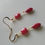 Thumbnail: Natural Gem Ruby Earrings 14 K Gold Filled 