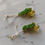 Thumbnail: Natural Gem Yellow Sapphire Earrings 14 K Gold Filled 