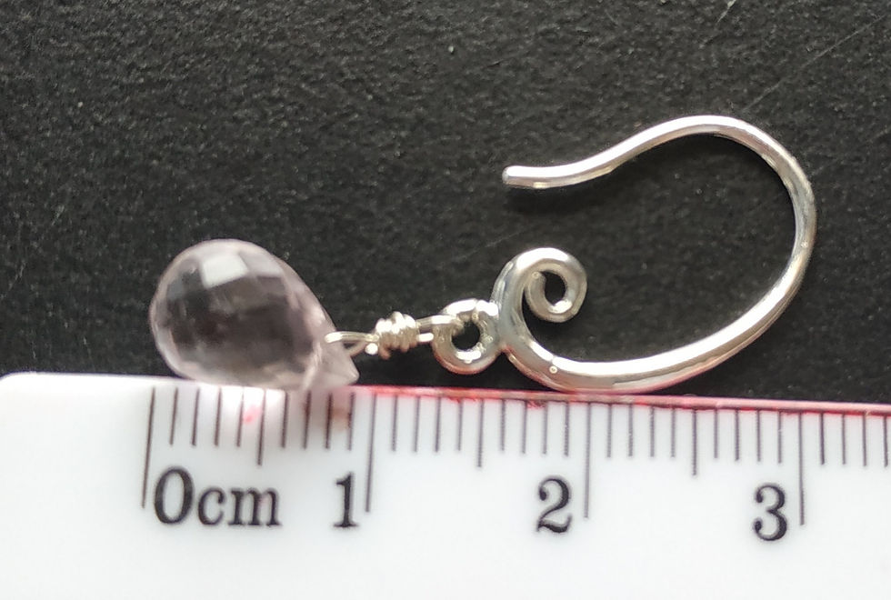 Thumbnail: Natural Gem Ametrine Earrings, 925 Sterling Silver