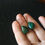 Thumbnail: Natural Gem Chrysocolla Earrings, 14 K Gold Filled 