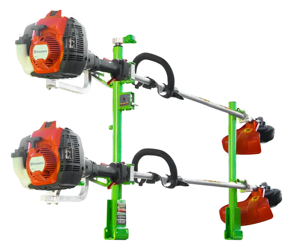 XA102 XTREME PRO SERIES 2 POSTION TRIMMER RACK FOR OPEN/ENCLOSED TRAILERS XA102