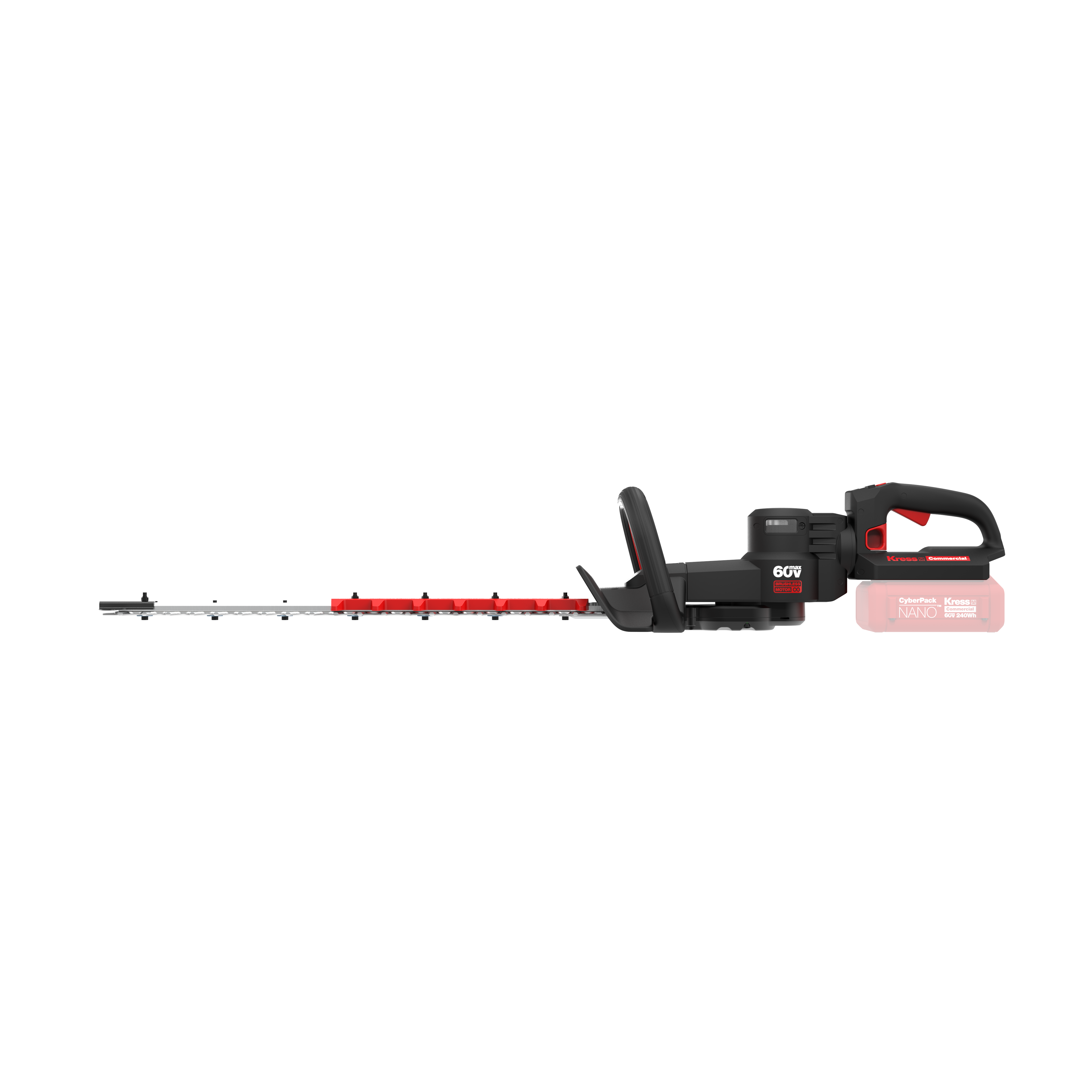 Kress Commercial 60V 63 cm Hedge Trimmer- Tool Only KC200.9