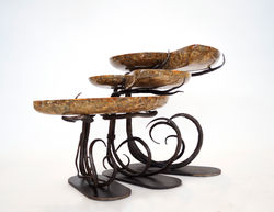 Ammonite & Steel Tables