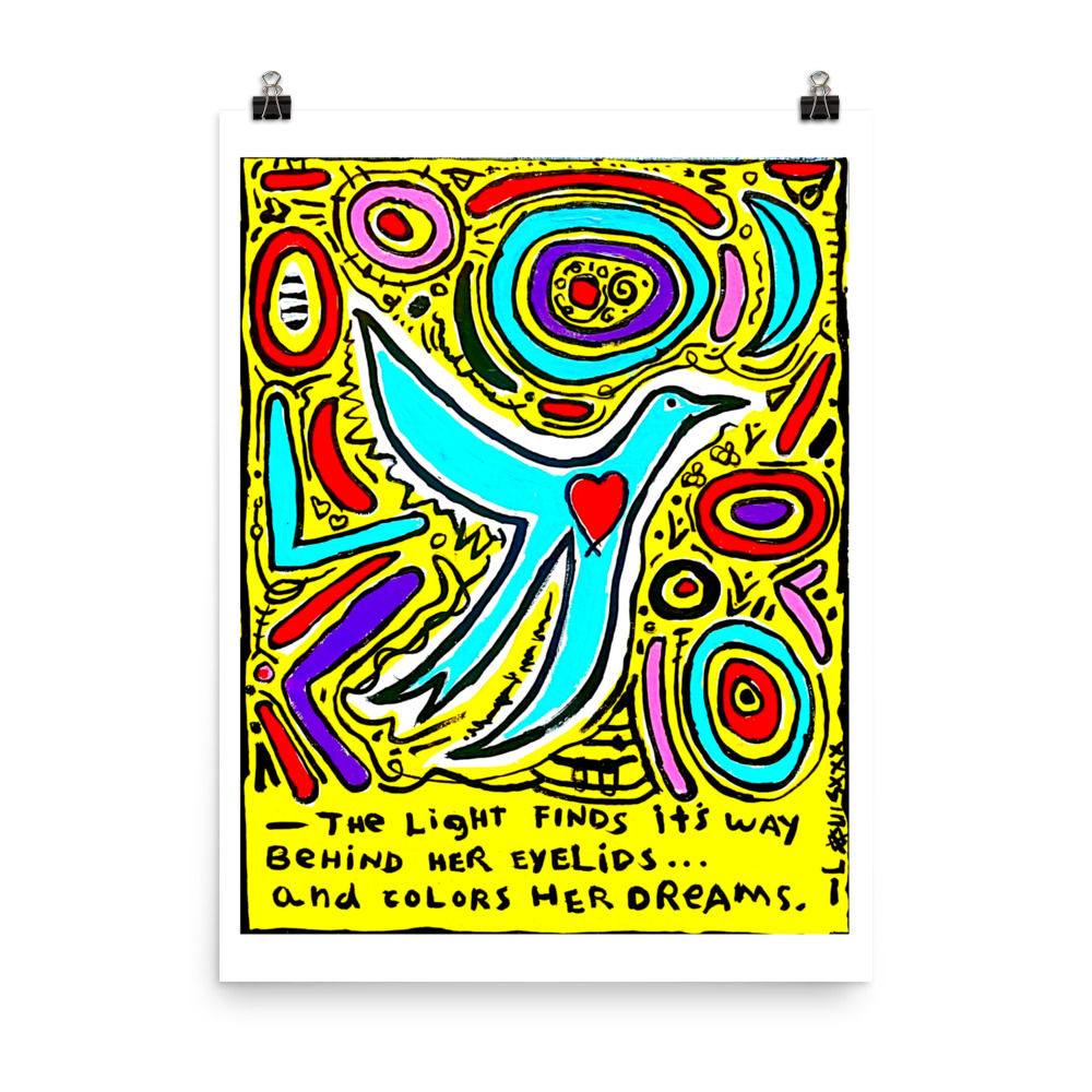 The light finds its way - 18″×24”