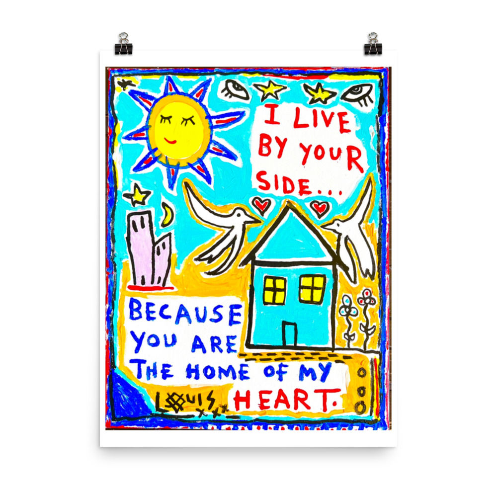 I Live By Your Side… - 18″×24”