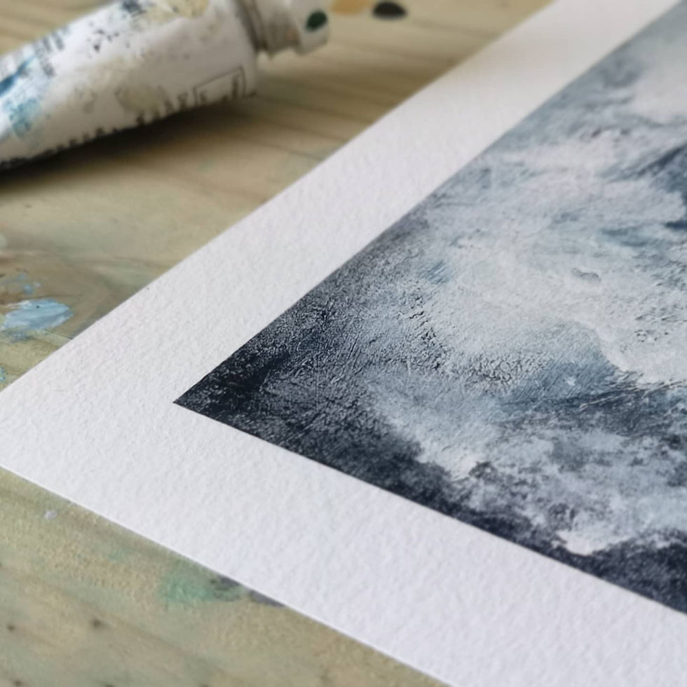 Thumbnail: Misty Mountains - Fine Art Reproduction