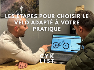 Les étapes pour choisir le vélo adapté à votre pratique