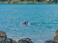 Juneau athletes swim, run to honor veterans and their families