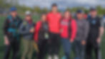 Members of the Juneau-Douglas High School: Yadaa.at Kalé track and field coaching staff pose for a photo at the Alaska School Activities Association Track and Field State Championships at Anchorage's Dimond High School on Saturday, May 30, 2026. From left are John Nagel, Jennifer Strumfeld, Karina Reyes, Ricardo Worl, Brandi Adams, Louis Tagaban, and Chris Connally. Not pictured is Sean Goertzen. (Klas Stolpe / Juneau Independent)