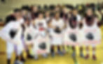 The 2013 JDHS senior boy's basketball players, shown before a game against Ketchikan, are left-to-right: Phillip Fenumiai, Ben Williams, Jeffrey Pusich, Danny Nore, Jericho Erasmo, Gary Speck, Jefferson Estigoy, Keith Ainsworth, Aquino Brinson and Jackson Lehnhart. (Klas Stolpe / Juneau Independent)
