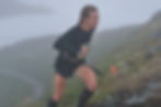 Eagle River's Shauna Severson, 39, runs along the Mt. Juneau ridge during the Juneau Ridge Race on Sunday, June 29, 2026. Severson set a female course record in 2:32:02. (Klas Stolpe / Juneau Independent)
