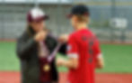 Gastineau Channel Little League’s Gavin Ludeman receives a championship medal after Juneau defeated Ketchikan Little League 9-1 in the 2026 Alaska District 2 Majors Baseball Tournament at Dudley Field on Tuesday, July 28, 2026. (Photo courtesy GCLL)