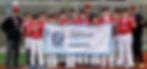 Gastineau Channel Little League's team poses for a photo with the 2026 Alaska Little League District 2 Champions banner at Dudley Field on Tuesday, July 28, 2026. (Christopher Mullen / Ketchikan Daily News)
