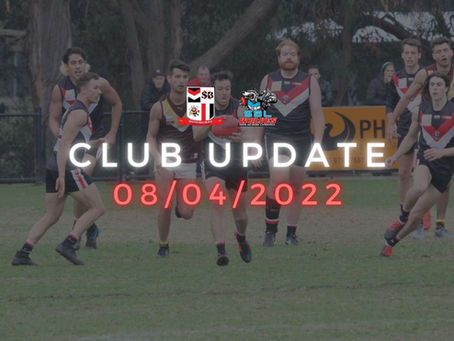 Club Update - Friday 8th April
