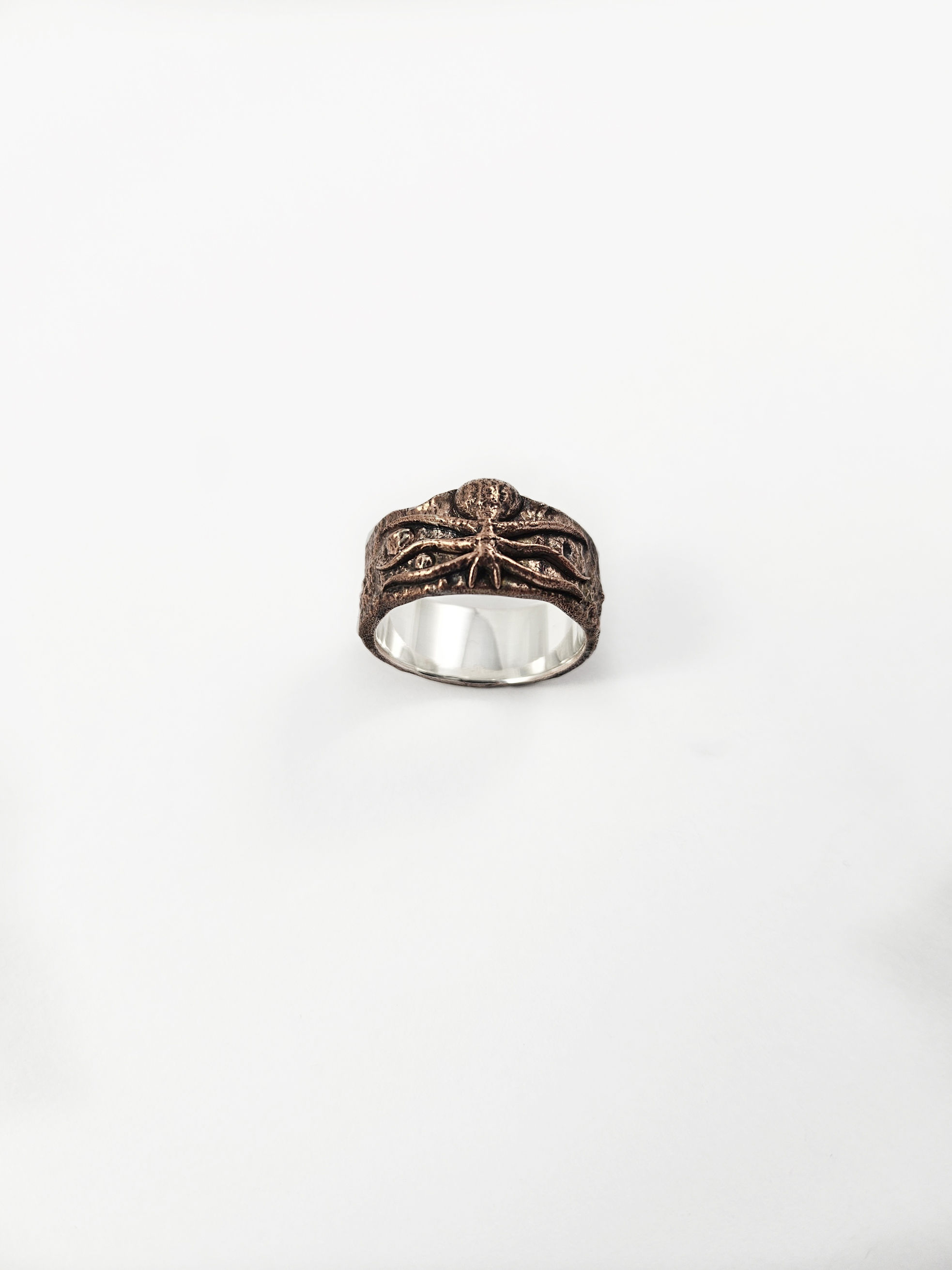 Copper/Silver Ring - Silent Ring