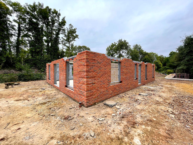 Partially built house