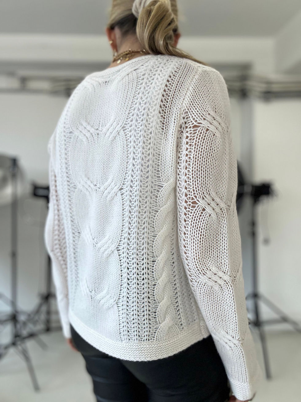 Miniaturbild: Cable Knit Kaschmir