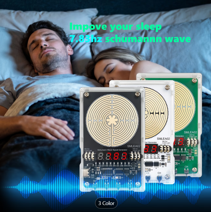 7.83Hz Frequency Generator, 0.01Hz-9999Hz Adjustable Sine Wave Generator