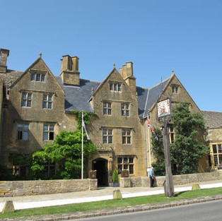Lygon Arms hotel in Broadway represents a traditional style of Cotswold architecture