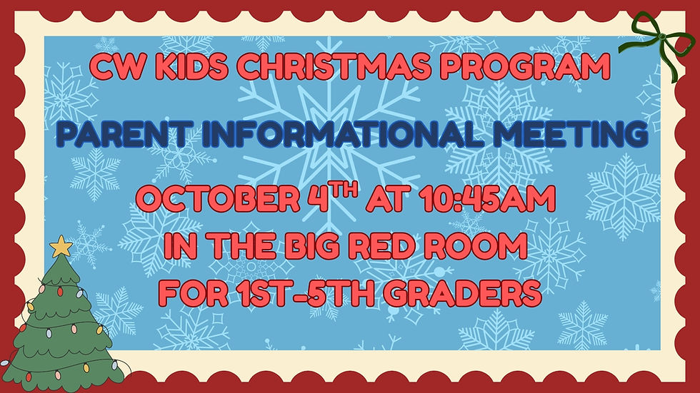 KCP Student & Parent Meeting