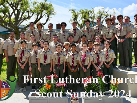 FLC Celebrates Scout Sunday!