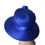 Thumbnail: Royal Blue Satin Ribbon Hat with Loops and Rhinestone Accents