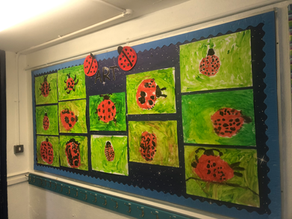 Ladybird Art in Junior Infants 🐞